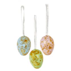 GAEM Набор из 9-ти изделий декоративных подвесных "Яйцо" (3,5*5), L16 W4 H20 см