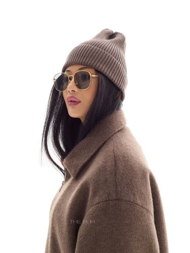 Шерстяная куртка на молнии в цвете шоколад