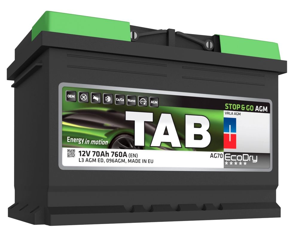 TAB Eco Dry 6CT- 70 ( 213070 ) аккумулятор