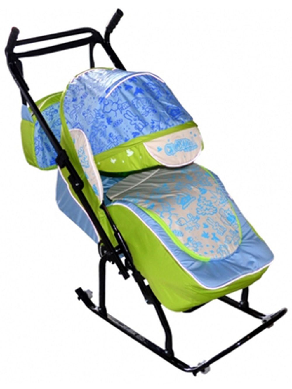 Санки-коляска "Скользяшки" "Вьюга-8-Р6"