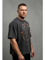 Футболка оверсайз LEGENDA Герб черная