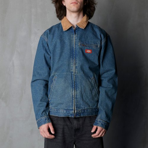 Куртка Dickies Denim Painter Jacket Khaki Tinted Blue артикул:DK0A88EGL231 - купить в магазине Дайс