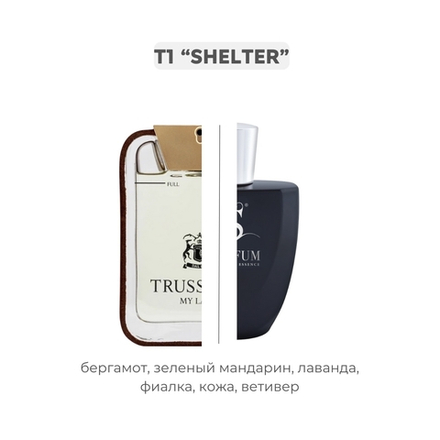 T1 SHELTER по мотивам My land - Trussardi, парфюмерная вода
