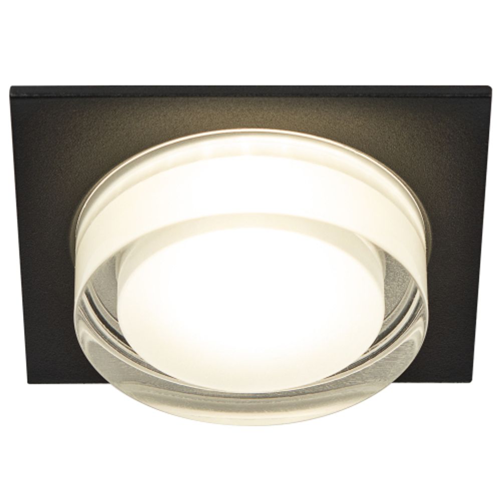 Встраиваемый светильник декоративный ЭРА DK108 BK MR16 GU5.3 черный | Декоративные встраиваемые светильники