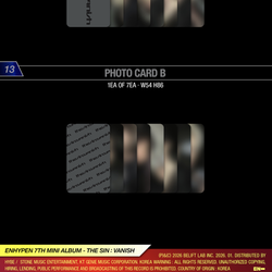 Альбом ENHYPEN - THE SIN: VANISH (с автографами)
