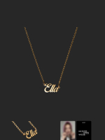 товары MEOVV - MY EYES OPEN VVIDE MD NAME PLATE NECKLACE