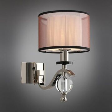 Бра APL.703.01.01 хром/бордовый Floret Aployt