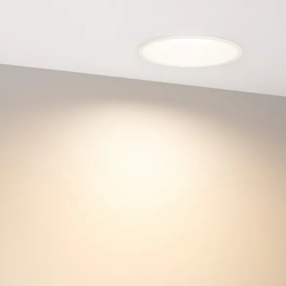 Светильник MS-BREEZE-BUILT-R125-16W Warm3000 (WH, 90 deg, 230V) (Arlight, IP20 Металл, 5 лет) 036614(1)