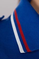 Рубашка-поло женская МЧС короткий рукав (нового образца, василек)