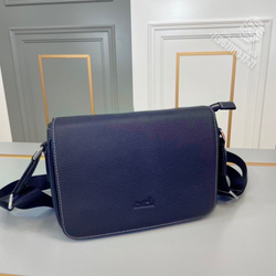Сумка через плечо Hermes мессенджер синяя