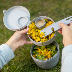 Ланч-бокс Club Bento Organic серый Koziol