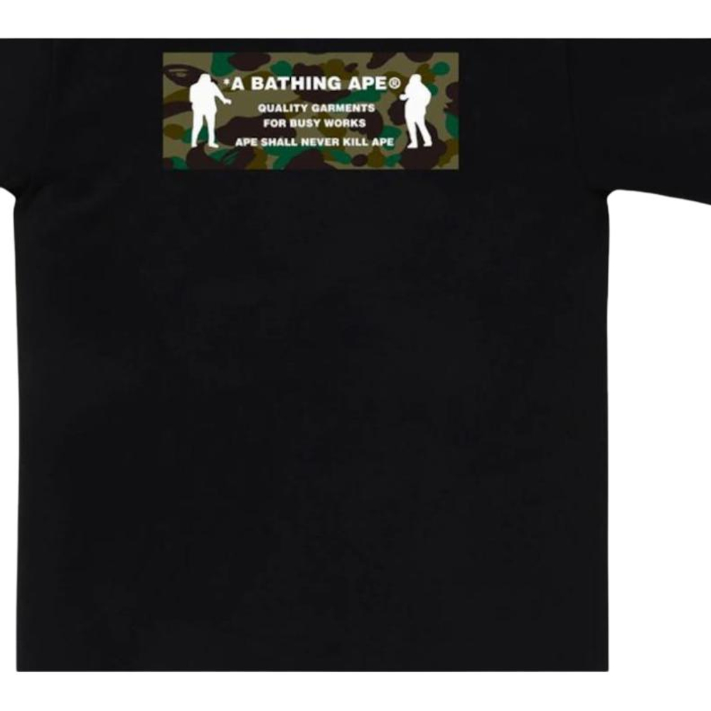 A Bathing Ape 1st Camo Army Name Tee черный зеленый