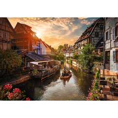 Puzzle Premium Plus Quality 1000 el. Photo Odyssey: Little Venice in Colmar, France