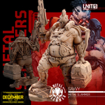 Мальстрём Cyberpunk - Aspect - Metal Slammers gang member Миниатюры 32-56-75mm