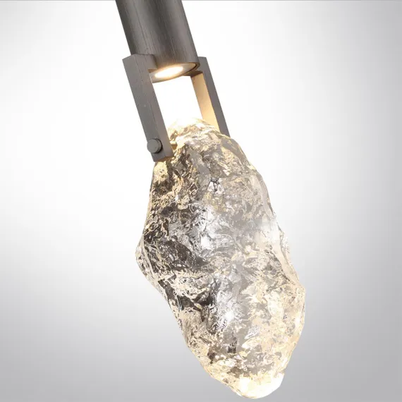6695/5L MIDCENT ODL24 339 Подвесной светильник брашир. черный/металл/стекло IP20 LED 5W 200Лм 3000K LIA