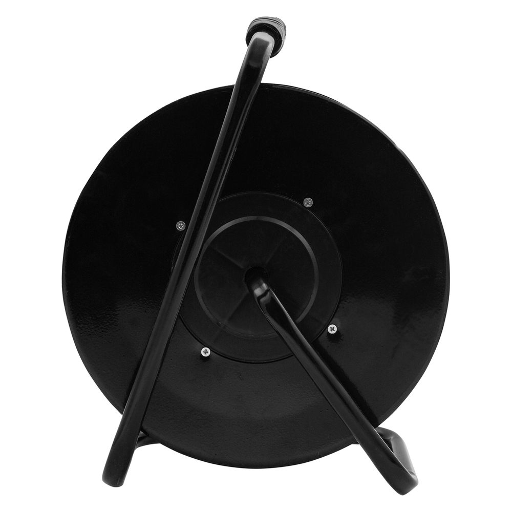 Удлинитель силовой 50 м, 16А, тип УХз16, КГ 3 x 2.5 мм, на стальной катушке, 4 розетки Сибртех