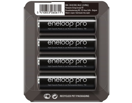 Аккумулятор Panasonic Eneloop Pro BK-3HCDE/4LE 2450 mAh 4шт AA