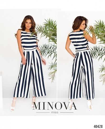 Комбинезон 1079-Синий Minova Фото 1