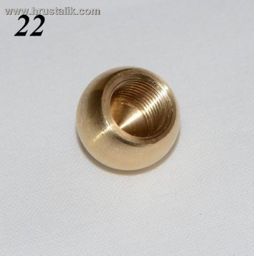 Стопор для нижней чашки без отверстия круглый. D16мм. Резьба М10 №22