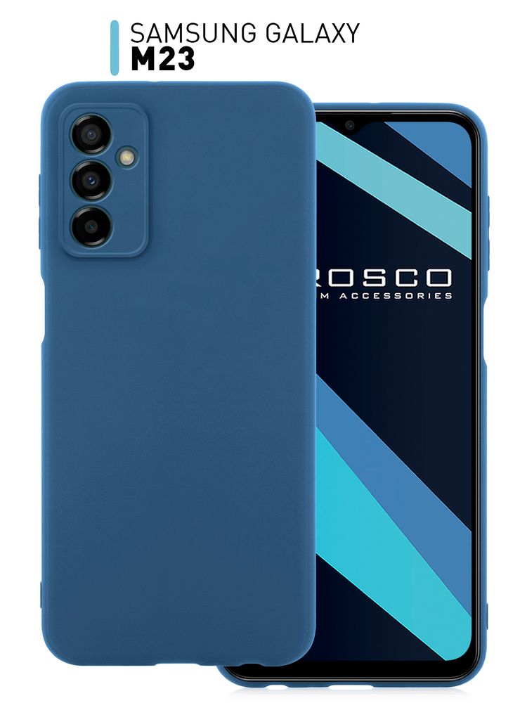 Чехол ROSCO для Samsung Galaxy M23 (арт. SS-M23-HARD-TPU-TRANSPARENT)