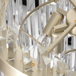 Citilux Лаура CL301262 Люстра хрустальная подвесная Шампань