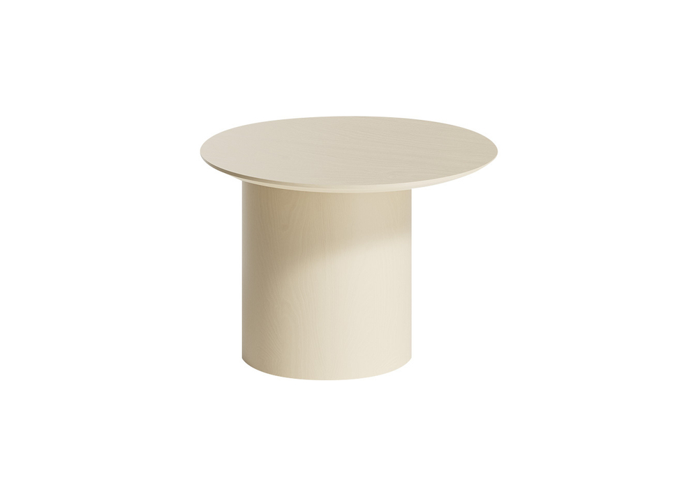 Столик Type D 50 см со смещенным основанием D 29 см (молочный)
