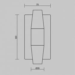 Бра Maytoni Arana MOD401WL-L6BS3K