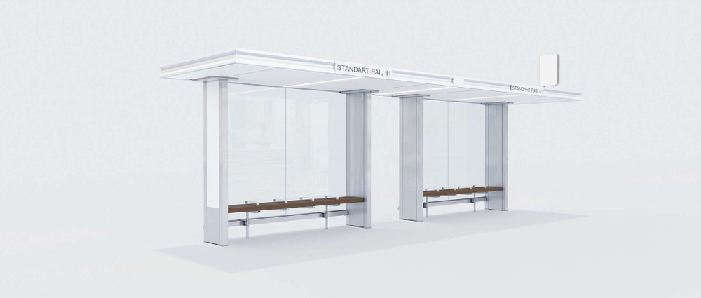 МОДЕЛЬ “STANDART RAIL 41”,размер 9150х3245х1860 мм