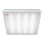 Светильник CLIP-IN ДВО04-041 с БАП EM1 36Вт 6500К IP54 Матовый 4100лм 600х600х50мм WOLTA PRO