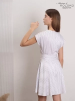 Комбинезон летний с шортами в горошек