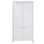 Шкаф 2 двери Мадейра 104х59х211 см из массива сосны, с полками и штангой