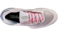 Женские Кроссовки теннисные Wilson Kaos Rapide SFT W - white/cooling spray/french blue