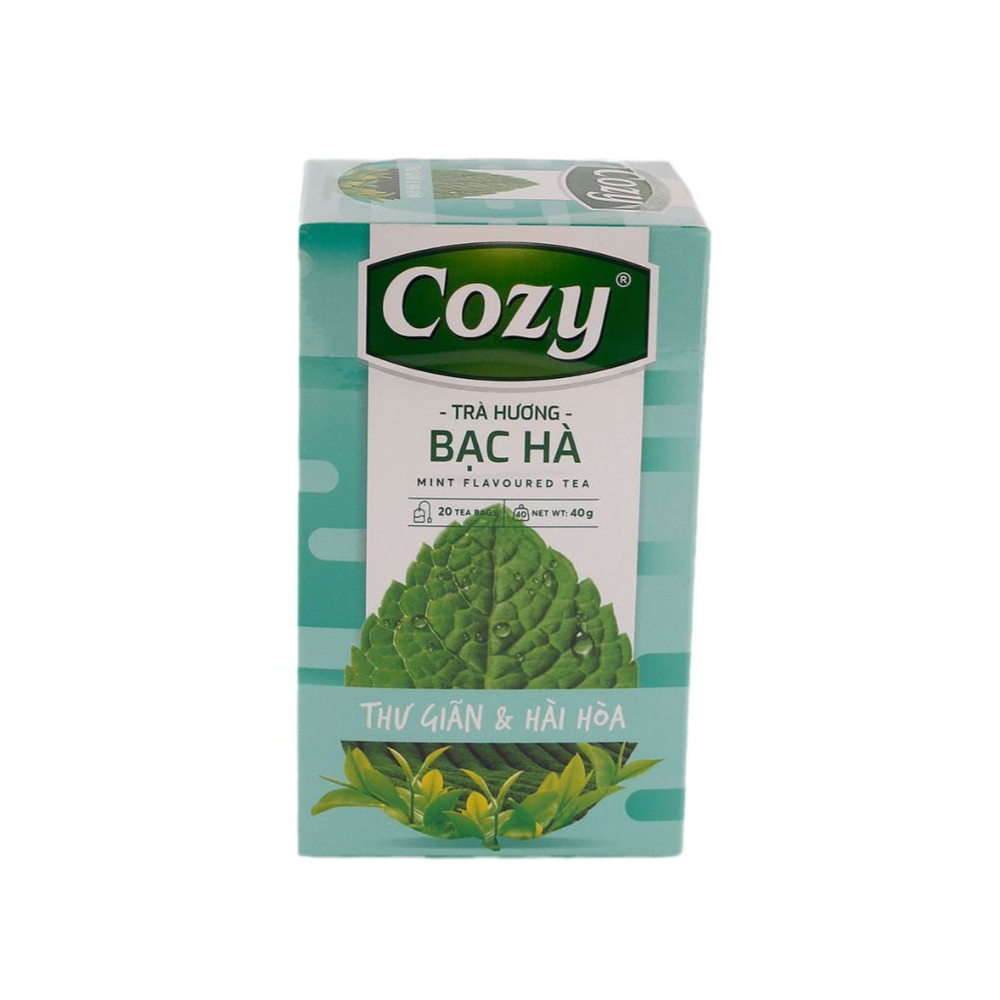 Чай COZY в пакетиках со вкусом МЯТА, 40 г
