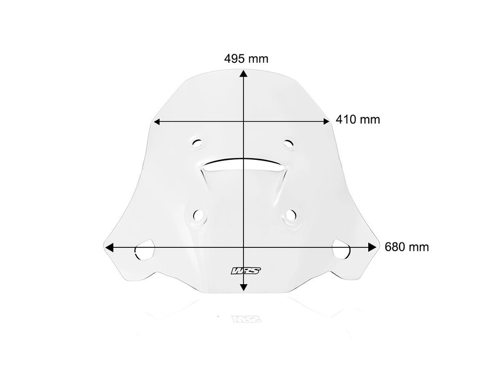 AP008T WRS WINDSCREEN TOURING PLUS TRANSPARENT (TUAREG 660)