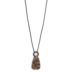 Колье Nature Bijoux, Komodo, с деревом роблес и мрамором в смоле, NB25.2-15-43621 (коричневый)