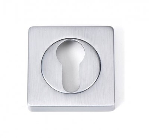 Накладки под цилиндр ET02L-2/2 (мат. хром)