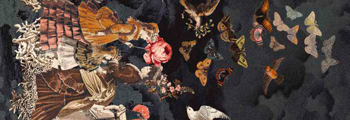 Ковровое покрытие Ege Papillons noirs RF52752711 750 WT