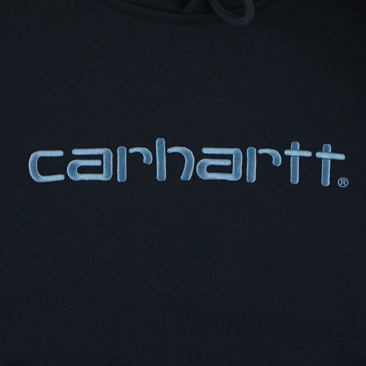 Толстовка мужская Carhartt WIP Hooded Sweatshirt артикул:i030230_blue - купить в магазине Дайс