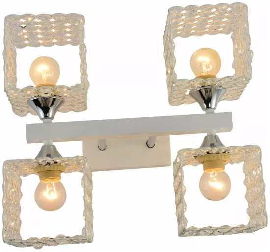 Светильник потолочный 01335-.3-04 WH+CR E27 60W