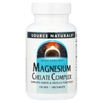 Source Naturals, комплекс хелата магния, 100 мг, 100 таблеток