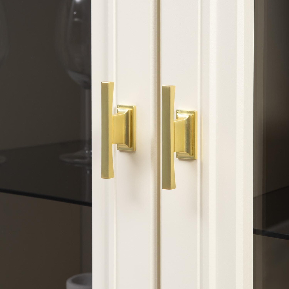 Марион шкаф-витрина 16.397.02 Слоновая кость