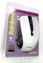 Мышь беспроводная  Perfeo PF-3435 RAINBOW, черно-белая