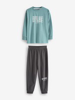 Пижама для мальчика Next K99-112, 3 шт., Бордовый, Зеленый, Голубой