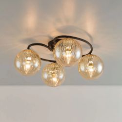 Citilux Эрни CL122145 Люстра потолочная Чёрная