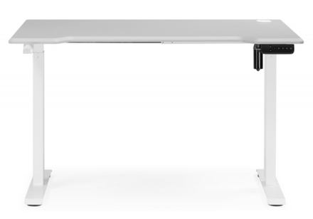 Компьютерный стол Woodville Маркос 120х75 тауп, белый, ножки белые