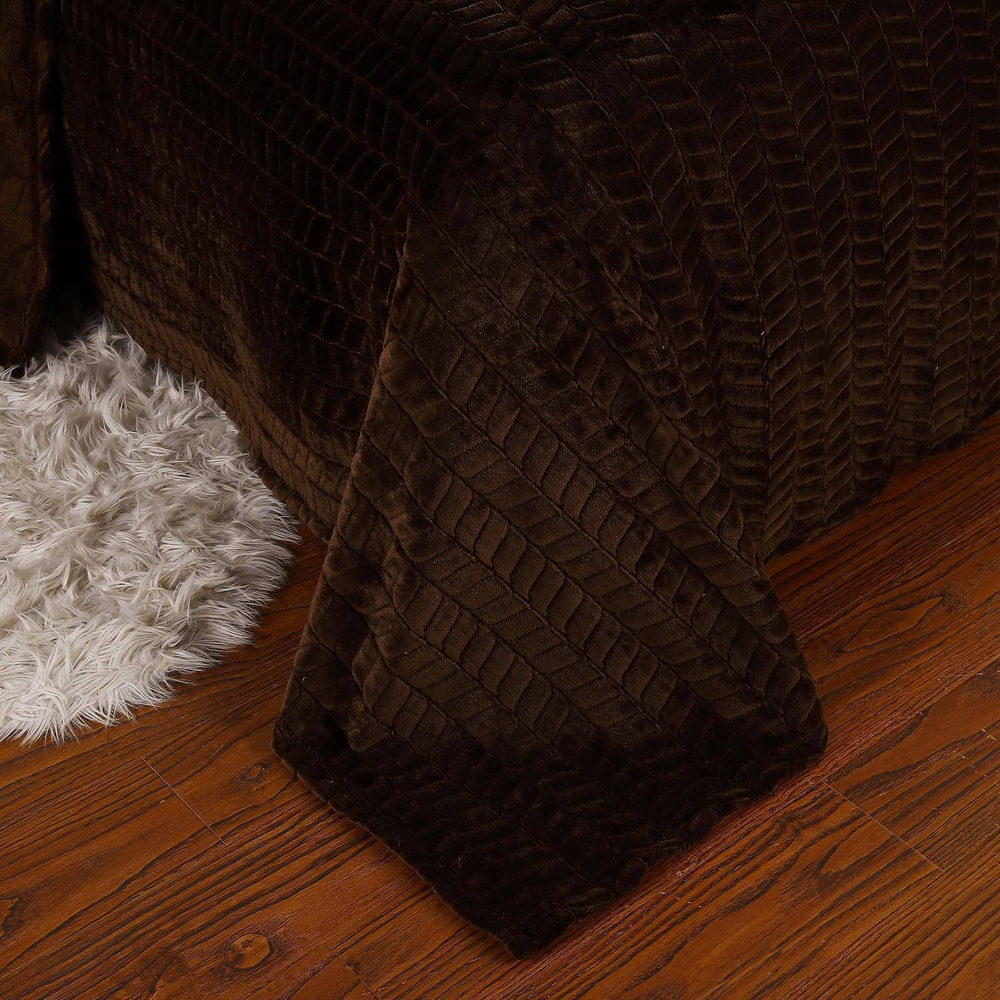 Плед 160x220 Sofi De MarkO Орфей коричневый