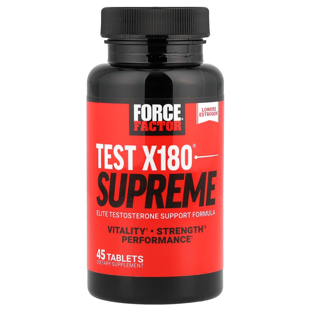 Force Factor, Test X180® Supreme, 45 таблеток