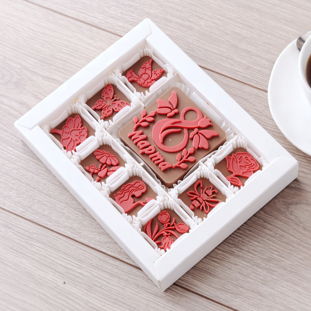 Набор "8 марта" из молочного