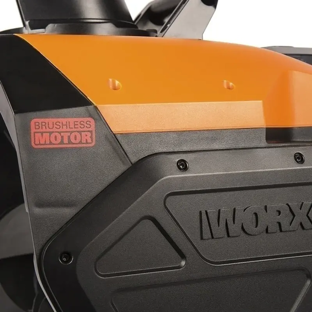 WORX WG471E.9 40В аккумуляторный снегоуборщик (без АКБ и ЗУ) ковш 51 см, выброс 6 м