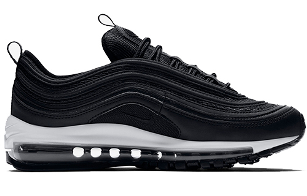 Nike Air Max 97 retro comfortable all-match non-slip lightweight low-cut casual running shoes women's black